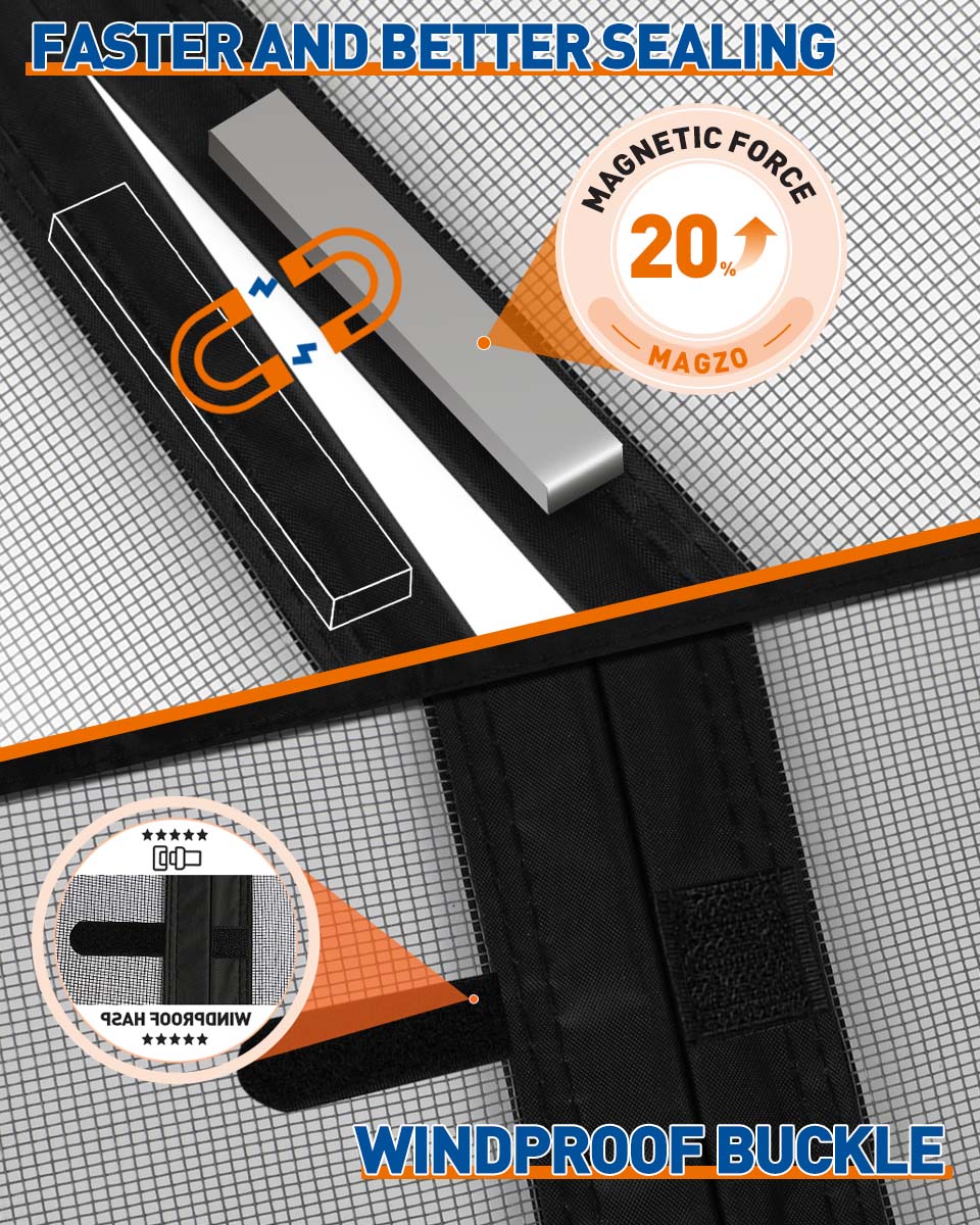 Custom Magnetic Screen Door - Magzo Shop